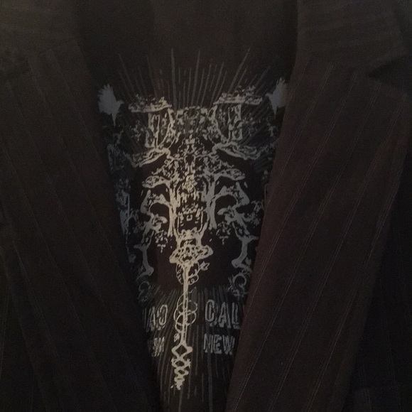 Calvin Klein Casual Suit Vest Black Jacket size L - Picture 2 of 6